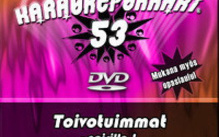 Karaokepokkari 53 - Toivotuimmat naisille -karaoke DVD (uusi