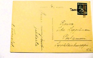 1940 (n) Taasia (Iitti) rivil kortilla