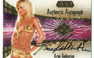 Bench Warmer 2007 Gold Edition Autograph Krisi Ballentine