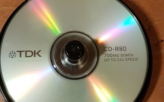 TDK CD-B80 700mb 80min up to 52xspeed