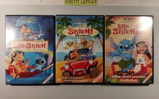 (SL) 4 DVD) Lilo & Stitch 1 & 2 + Stich! Avaruuskoe 626