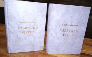 Kauko Saarinen : Vääryyden voitto 1-2 ( BOTH SIGNED) SIS PSK