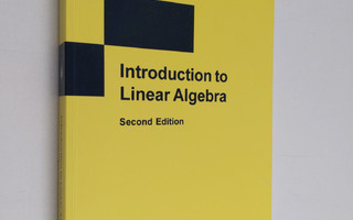 Serge Lang : Introduction to Linear Algebra