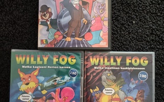 3 Willy Fog sarjaa 10DVD Suomijulkaisu