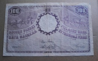 100 Markkaa 1909