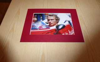 Uusi Niki Lauda Ferrari Formula F1 valokuva ja paspis