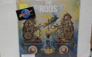 THE RODS - HEAVIER THAN THOU M-/M- 1987 LP + 2XNIMMARIT!!!!