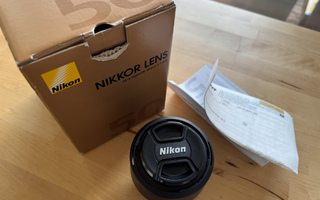 Nikon Nikkor 50mm f/1.8G objektiivi