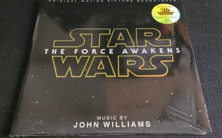 STAR WARS The Force Awakens Soundtrack 2LP HOLOGRAMMI VIN.