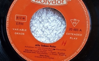 Peter Kraus  – Alle Lieben Peter 7" ep 1959