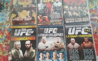 UFC Brock Lesnar dvd x 6 ppv wwe