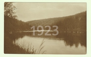 Postikortti Ivalojoelta vuodelta 1923