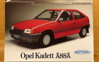 Esite Opel Kadett Ässä 1.3 S & 1.6 S. 1988