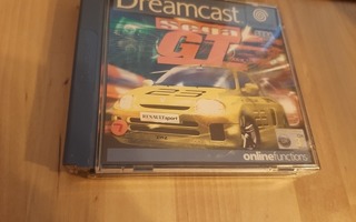 Sega Dreamcast Sega GT + kotelo + ohjeet