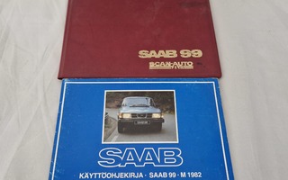 Saab 99 käyttöohjekirja + kansio