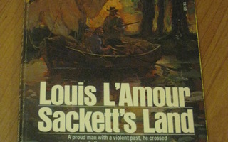LOUIS L'AMOUR - SACKETT'S LAND (engl. kielinen)