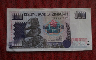 ZIMBABWE 100 DOLLARS 1995  X-0881