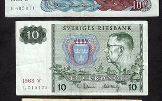 Ruotsi seteliä 115 kruunua ERÄNÄ