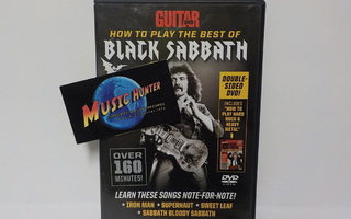 HOW TO PLAY THE BEST OF BLACK SABBATH UUSI DVD