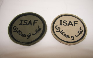 ISAF hihamerkki 2 kpl