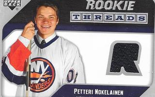 2005-06 UD Rookie Threads #RT-PN Petteri Nokelainen paita