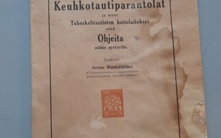 Suomen keuhkotautiparantolat 1914,  joulumerkki kannessa