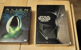 Star wars trilogy & Alien quadrilogy boxit