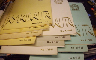 11 kpl KYLKIRAUTA lehtiä v. 1960-1962 ( sis. postikulut )