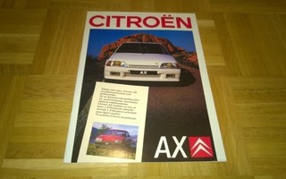 Esite Citroen AX vuodelta 1986-1987
