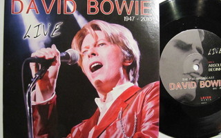 David Bowie The F.M. Broadcast - Live 7" sinkku
