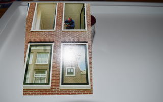 postikortti (A) ikkuna asentaja