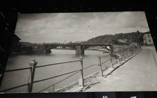 Porvoo Borgå Kuormuri sillalla n.1949 PK900/10