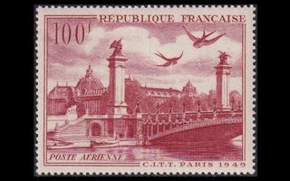 Ranska 856 ** Tietoliikennekonferenssi lentoposti (1949)