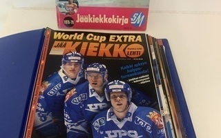 Jääkiekkolehti 1996 6kpl ja 1995 3kpl + jääkiekkokirja 1978