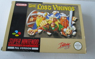 The Lost Vikings -peli (SNES PAL), CiB