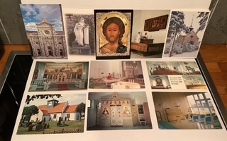 Kirkkokuvia postikorteilla