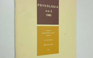 Psykologia 3/1985 : tiedepoliittinen aikakauslehti