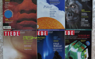 TIEDE 2000 -lehtiä vuodelta 1996 (6 kpl)
