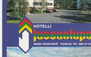 Enontekiö Hotelli Jussantupa sommitelmakortti   väri  p240
