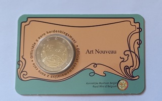 Belgia 2023 2 euro CC Art Nouveau coincard (NL)