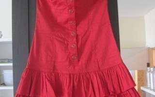 Punainen lyhyt mekko 38 (#)