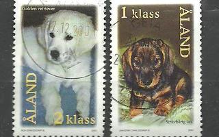 ÅLAND KOIRAT koiranpennut sarja 2001, LaPe 195-196 o