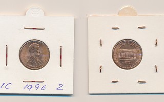 USA 1 cent 1996, 2