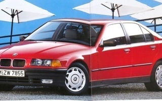 1990 BMW 300 sarja esite - suom - KUIN UUSI - 50 sivua