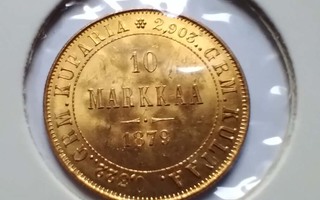 10 mk Au 1879
