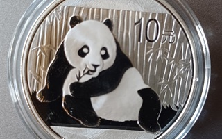 Kiina Panda 1oz hopeakolikko