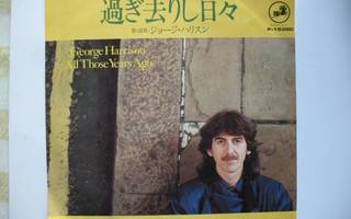 George Harrison All Those Years Ago. Japani 7". Beatles."