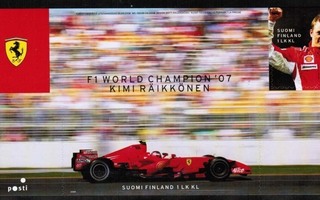 2008 Kimi Räikkönen postituore pienoisarkki.