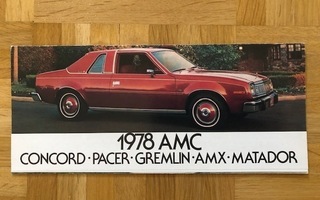 Esite AMC 1978: Matador, Pacer, Gremlin, Concord