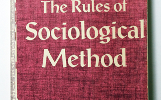 Emile Durkheim: Rules of Sociological Method